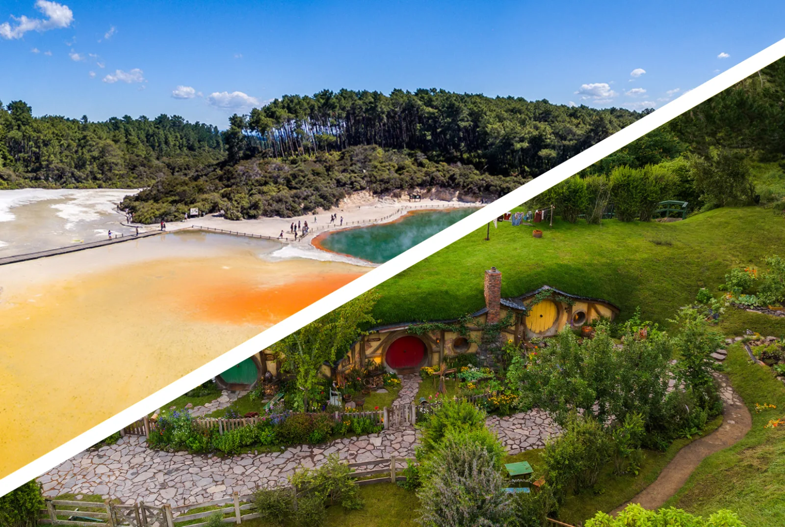 Hobbiton, Rotorua & WaiOTapu Small Group Guided Day Tour